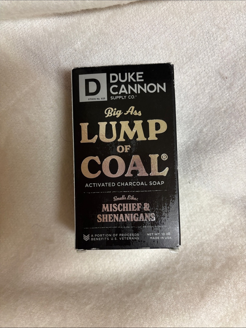 Duke Cannon Big Ass Lump of Coal Charcoal Soap